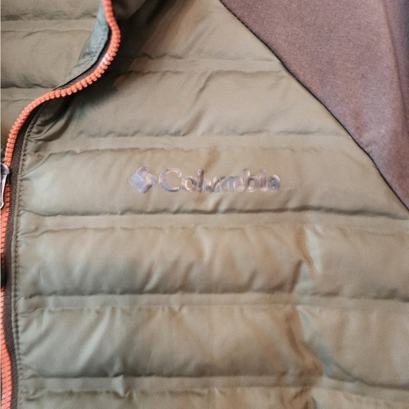 Columbia Flash Forward Hybrid 650 Fill Power Mens size med Insulated Jacket gree - Picture 2 of 5